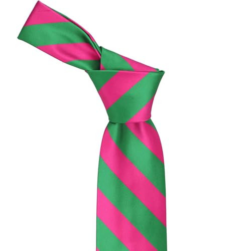 Image of tiemart Men's Striped Tie Standard Length