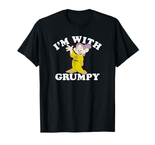 Disney Snow White & The Seven Dwarfs Dopey I'm With Grumpy T-Shirt
