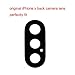 2 Pack Afeax Compatible Back Rear Camera Lens Replacement Part for iPhone X