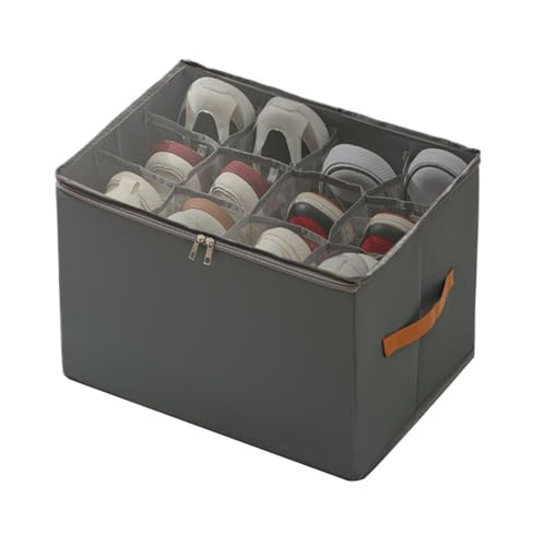 Foldable Shoe Organizer With Lid Dustproof Storage Box For Shoes Clothes Accessories Organization N1s9 Organizer Shoe Box