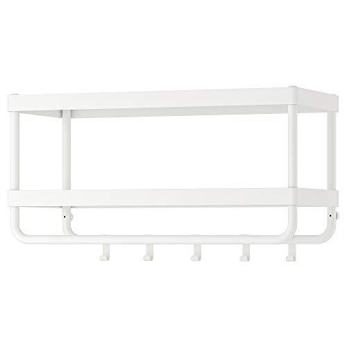 ProTuning MACKAPÄR - Perchero para sombreros y abrigos, blanco, 78 cm