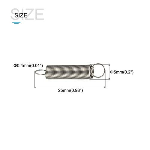 image for METALLIXITY Extension Spring (0.4x5x25mm/0.016