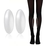 Joteisy Silicone Calf Shaping Pads for Women, Invisible Leg Shapers for Crooked or Slim Legs, Muscle Shaping Pads, Reusable Soft Gel Calf Corrector, 1 Pair (Transparent, Small)