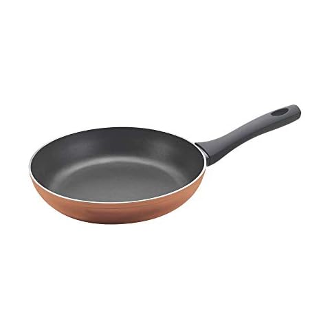 Metaltex NATIVA Copper-Pfanne aus geschmiedetem Aluminium, 24 cm, 2 Antihaftschichten, Full Induction geeignet für alle Herdarten Cover