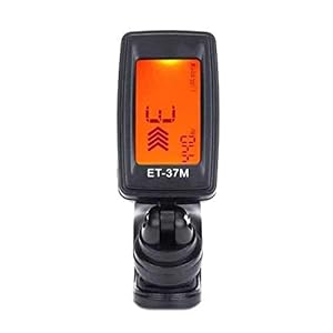 Adesign Tuner, Clip-on Tuner voor Erhu, guzheng, pipa, twaalf Gemiddelde wet, Grote Opmerking Naam op Duidelijk LCD…