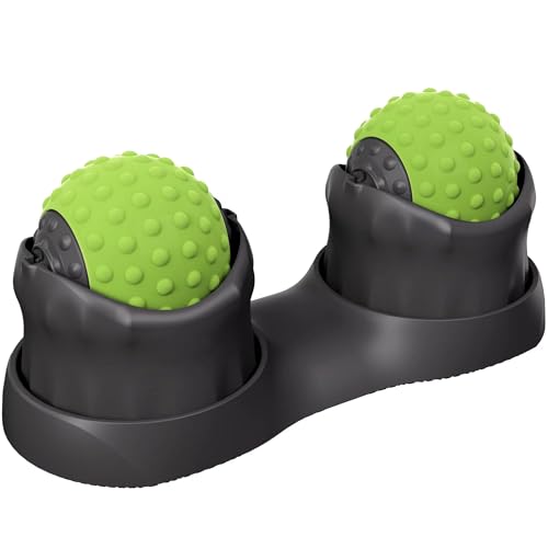 STUVI Foot/Full Body Massage Roller with Hot & Cold Therapy Ball | Deep Tissue & Trigger Point Massager for Pain Relief | Acupressure Tool for Feet, Back, Neck, Shoulders & Legs | Stress & Muscle Tension Relief