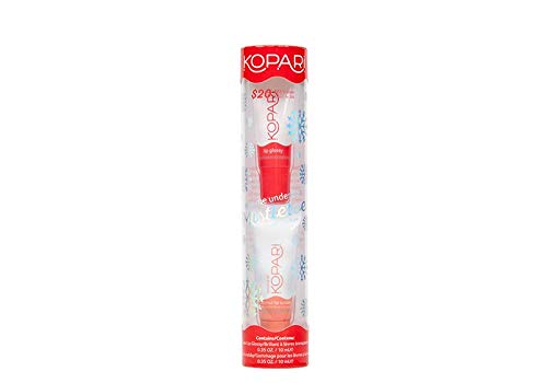 Kopari Kiss Me Under the Mistletoe Kit - Includes .35 oz Coconut Lip Scrubby and .35 oz Hydrating Lip Glossy