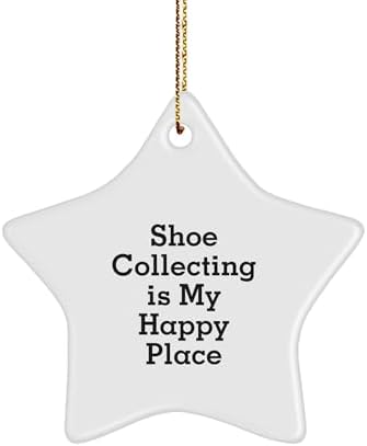 Gifts for Shoe Collectors, Christmas Unique Gifts, Funny Star Ornament from Friends and Family image 2