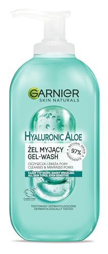 Garnier, Hyaluronic Aloe Gel Cleansing Gel for All Skin Types 200 ml
