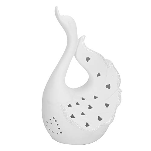 Lámpara de Mesa de Noche LED Cisne Cerámica para Niños