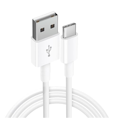 Cable USB C Carga Rapida, Cabo Tipo C, Velocidad de 480 Mbps, para Apple iPhone 16/15, iPhone 16/15 Pro Max, iPad, Samsung Galaxy, Android etc, 1M Cable USB-C, Blanco