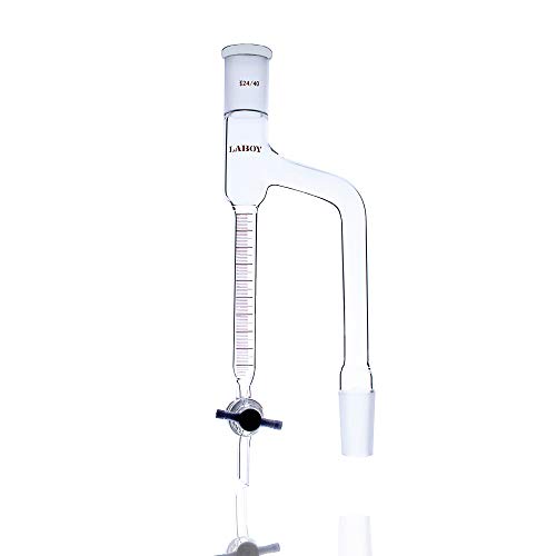 Laboy Glass Dean Stark Receiver Head Apparatus Trap Graduated 20ml