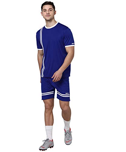 Image of Adults Mens Football Soccer Set of Jersey with Shorts
