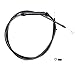 TIGERSAGTE Extended Clutch Cable for 2004-2020 Harley Sportster & 1986-2013 Sportster XL Models (Black, Stainless steel, 10
