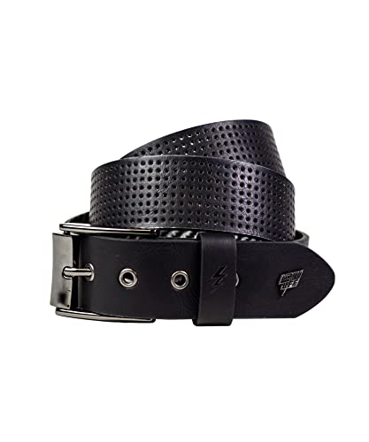 Lowlife Clyde Leather Belt in Black