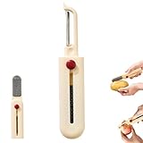 Sparschäler Edelstahl 304, 3 in1 Kartoffelschäler Gemüseschäler, Universalschäler, Einziehbares...