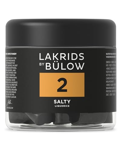 LAKRIDS BY BÜLOW - 2 - Salty - 150g - Vegane Gourmet Lakritze aus...