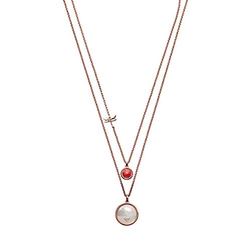 Preisvergleich Produktbild Emporio Armani Damen-Strang-Halskette Edelstahl Perlmutt EGS2565221