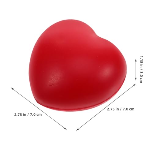 Totority Bolas De Estresse Do Coração 4 Peças De Bolas De Estresse Do Dia Namorados Brinquedo Bolas