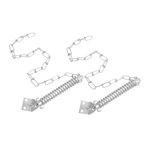 NUOBESTY 2sets Heavy Duty Security Door Chain Lock Stainless Steel