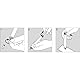 Rayher Hobby Rayher Eyelet-Setter, mit 6 Spitzen und Unterlage, Werkzeug zum setzen von Eyelets (Ösen), mit Druckknopf-Funktion, 7845900