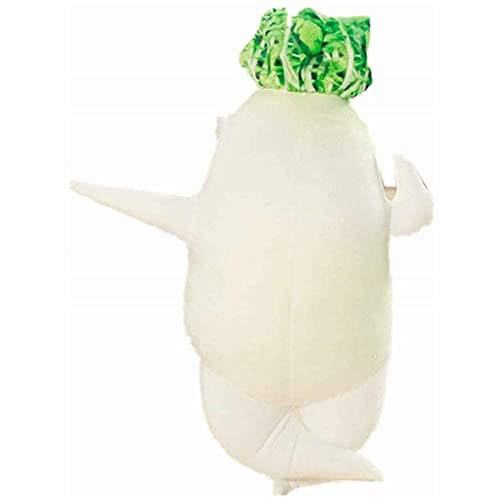 TUUWAI 抱き枕 大根君 リアル 抱き枕 おもちゃ 野菜 創造的 面白い 柔らかい 男の子 彼女 インテリア お誕生日 プレゼント (60CM)