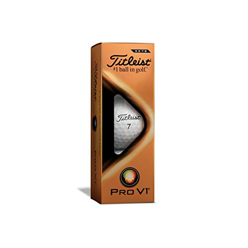 Titleist-Pro-V1-Alta-NUMERACION-Pelota-DE-Golf-Hombres-Blanco-ESTANDAR