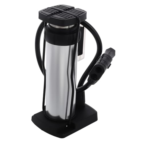 Mikinona High Pressure Foot Pump Portable Bike Inflator for Quick Inflation Lightweight Design for Car Motorcycle and Home Use Efficient Pedal Operation Compact and Versatile