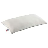 Irisette Nackenstützkissen Arne, mit Viscoschaumplatten und Baumwoll-Doppeltuchbezug für Bezüge 40 x 80 cm, weiß
