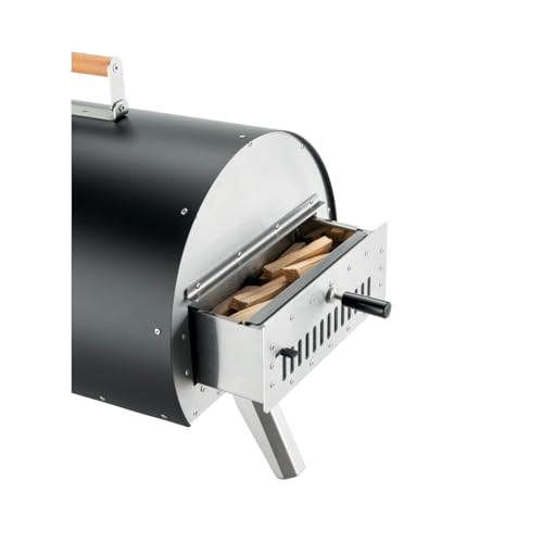 LOUIS TELLIER - MARCEL Wood Fired Outdoor Oven - Portable Oven for Camping, Picnics, and Backyard Cooking - Black - Image 3