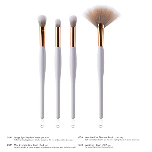Image of Narah venturesMakeup Brush Set 8 Pcs | Soft Professional Makeup Brushes for Foundation, Blush, Eyeshadow & Blending | Beauty Brush Kit for Women & Girls (multicolor)