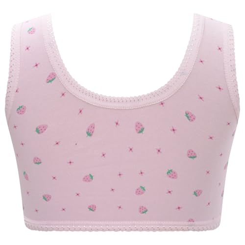 Girls Cotton Cropped Training Bra for Girls Seamless Cami Bralettes for Girls 7-14 Years2