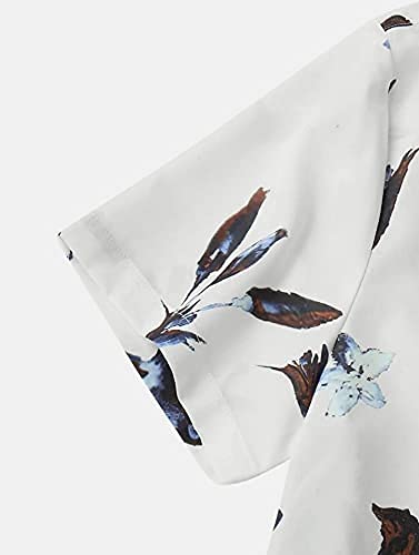 Image of Men's Poly Lycra Digital Printed Shirts with Pajama Shorts Night Suit Set