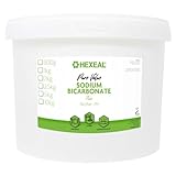Hexeal Pure Value Sodium Bicarbonate 10kg – 10kg Bucket of Food Grade Baking Soda for Cooking, Baking, Home Cleaning & Bath Bombs – Fine Powder, Deodorises & Removes Grime – FCC E507