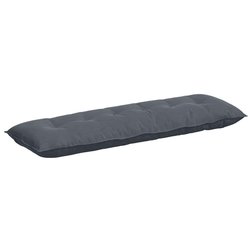 Cojín de respaldo gris oscuro, 160 x 50 cm, tejido de pana para cama, sofá y salón, cojín grande de cuña, cojín de lectura, con funda extraíble y cremallera