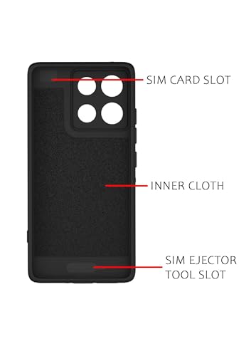 Image of amazon basics Back Cover for Moto G86 Power 5G Soft Matte Silicone Mag-Safe Design (Mag-Safe Not Support) Camera Protection | Slim Fit Bumper Cover (Black)