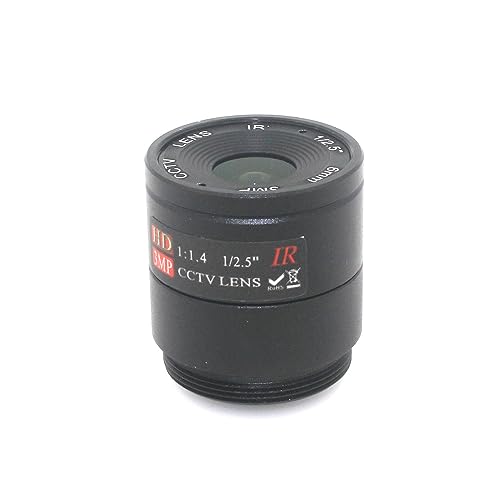 Cámara para microscopio HD y CCTV con 2 unidades de lente de 6mm