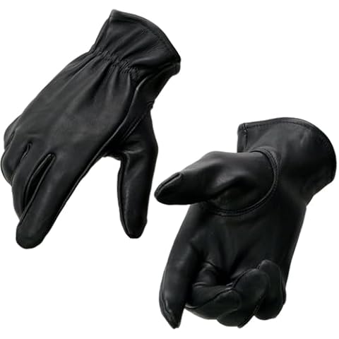 Milwaukee Leather MG7595 Men's Deerskin Gloves Cover