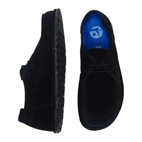Birkenstock Unisex Utti Lace Suede Black Shoes 7 W / 5 M US3