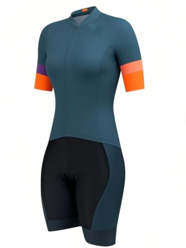 Combinaison de triathlon femme maillot de cyclisme une pièce collants rayés du XS au 3XL