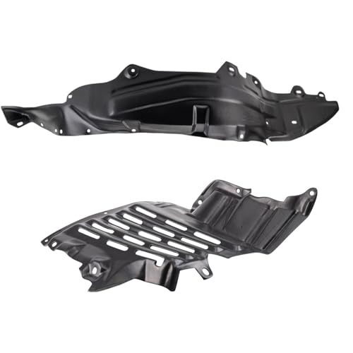 Image of TRQ Inner Fender Liner Set Compatible with 2001-2005 Mazda Miata MA1249122 MA1250109