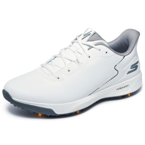 Image of Skechers Men's Elite Vortex Rival Golf Shoe | Golf, Waterproof, Arch Fit, Ultra Flight Foam, Spiked, Lightweight, Breathable