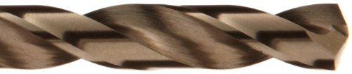 Chicago Latrobe 550 Series Cobalt Steel Jobber Length Drill Bit Set with Metal Case, Gold Oxide Finish, 135 Degree Split Point, Inch, 13-piece, 1/16" - 1/4" in 1/64" increments
