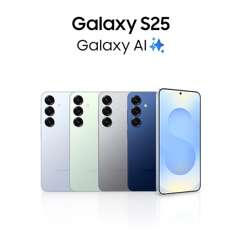 Image of Samsung Galaxy S25 5G Smartphone with Galaxy AI (Icyblue, 12GB RAM, 256GB Storage), Snapdragon 8 Elite, 50 MP Camera with ProVisual Engine and 4000mAh Battery