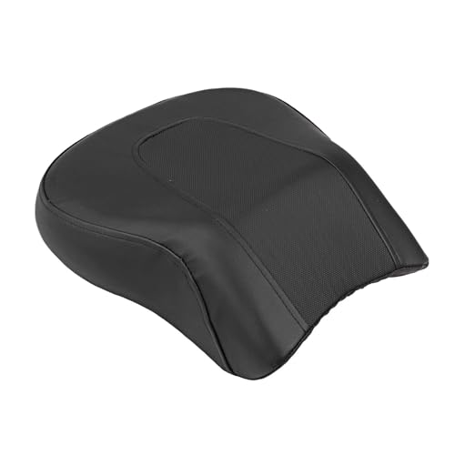 Cojín de asiento trasero para Softail Fat Boy FLSTF 2008-2014 en cuero PU negro 2