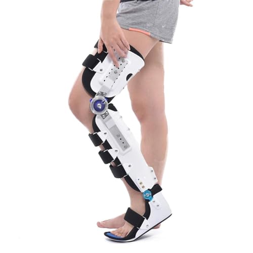 QiuShuiDr Descargador De Osteoartritis, Rodillera con Bisagras, Inmovilizador De Rodilla Postoperatorio, Rodillera Estabilizadora, Protección Y Recuperación (Left)