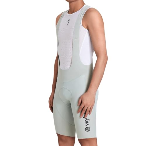 Image of YKYWBIKE Cycling Bibs Men,Elastic Interface Padded Cycling Bib Shorts,Breathable Biking Bib Short Men