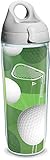 Tervis Golf Balls Wrap and Water Bottle with Grey Lid, 24-Ounce, Beverage -