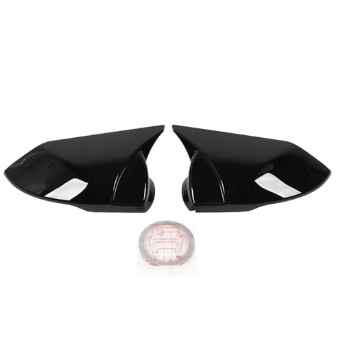 Coques de rétroviseurs noirs brillants pour Elantra CN7 : remplacement clipsable et résistant