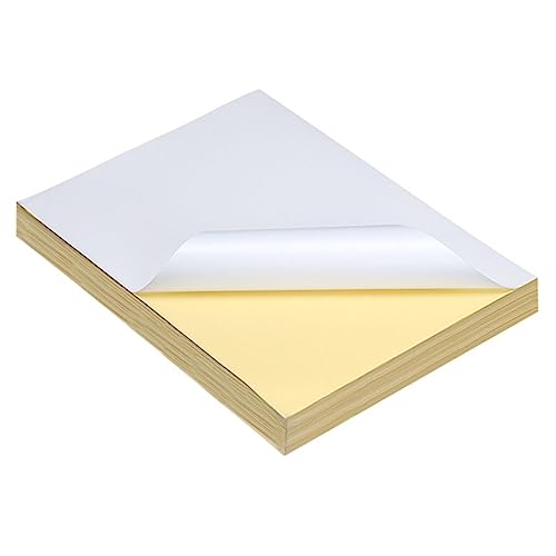 Papel autoadhesivo A4 Operitacx para escribir con 100 hojas de alta adherencia 7